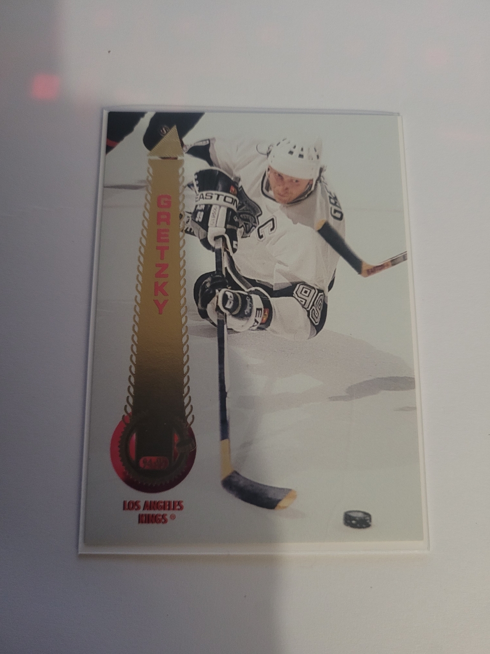 NHL Wayne Gretzky Los Angeles Kings Trading Card - White, Gold, Black